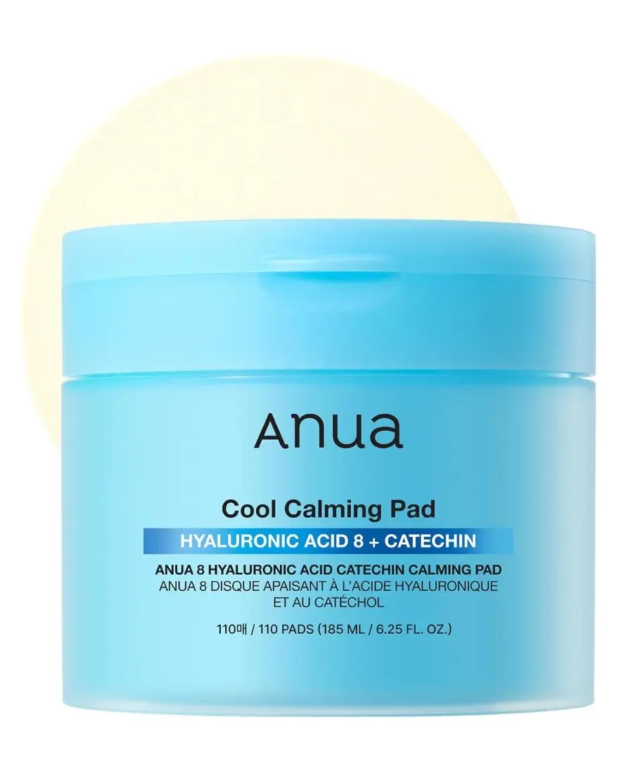 Anua 8 Hyaluronic Acid Catechin Calming Pad 110pads