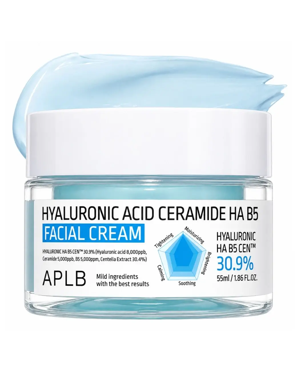 APLB Hyaluronic Acid HA B5 Facial Cream 55ml