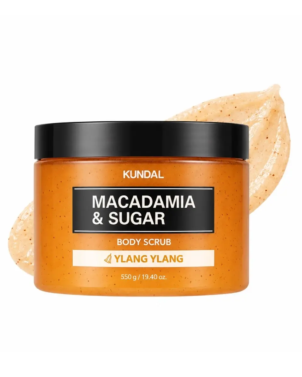 Kundal Macadamia & Sugar Body Scrub Ylang Ylang 550g
