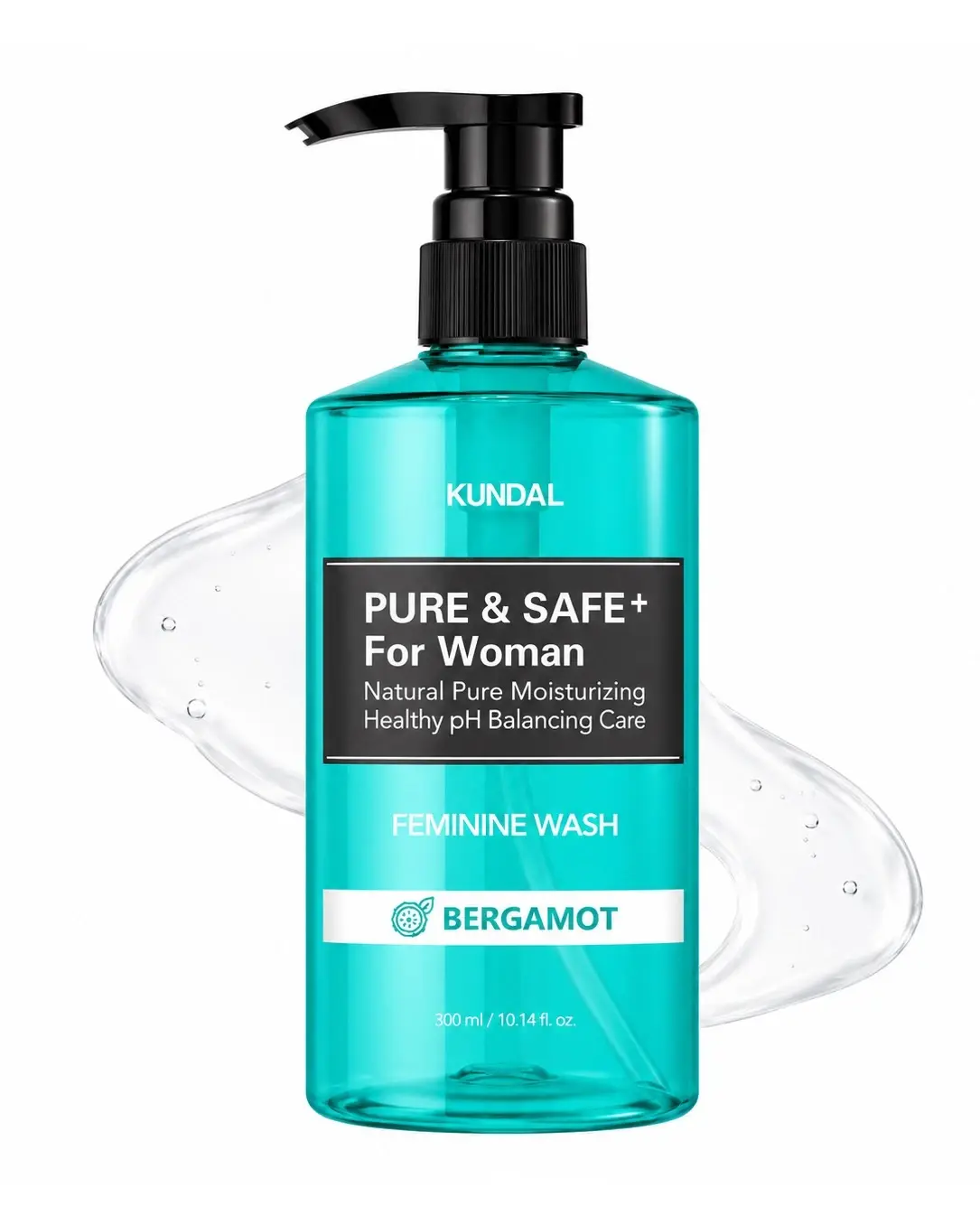 Kundal Pure & Safe Feminine Wash Bergamot 300ml