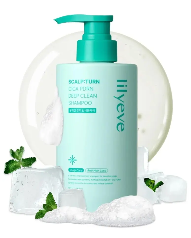 lilyeve Scalp:Turn Cica PDRN Deep Clean Shampoo 500 ml