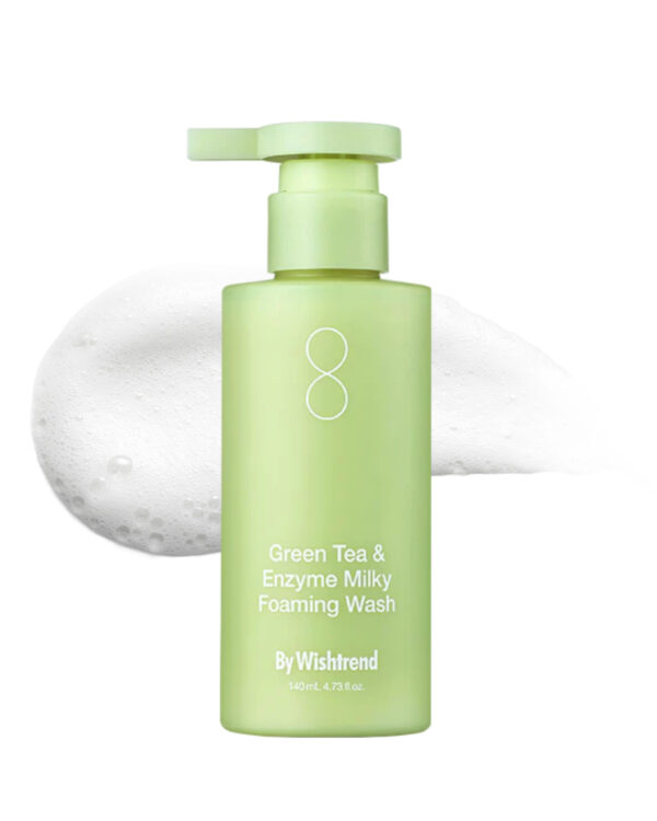By Wishtrend Green Tea & Enzyme Milky Foaming Wash 140ml
