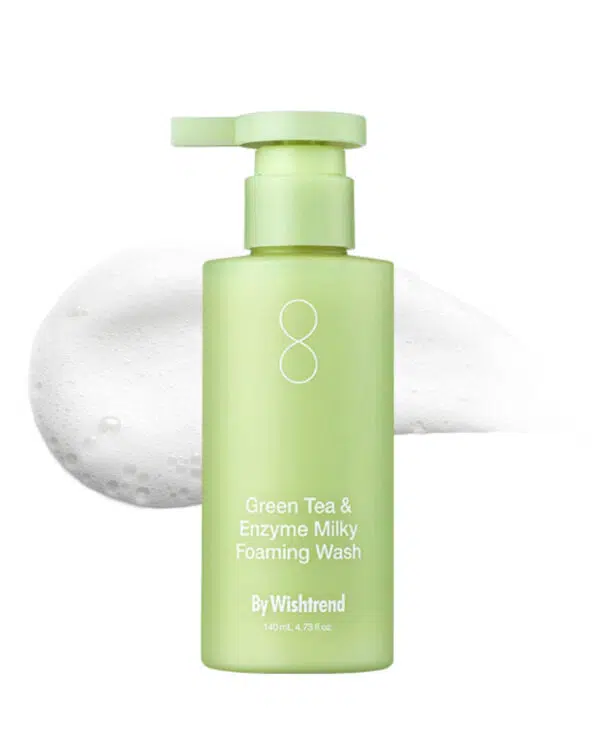 By Wishtrend Green Tea & Enzyme Milky Foaming Wash 140ml