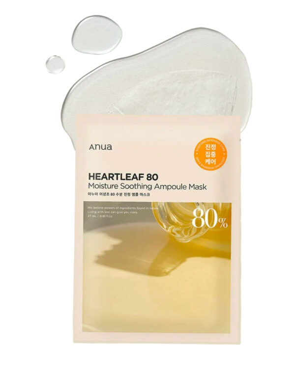 Anua Heartleaf 80 Moisture Soothing Ampoule Mask 27 ml