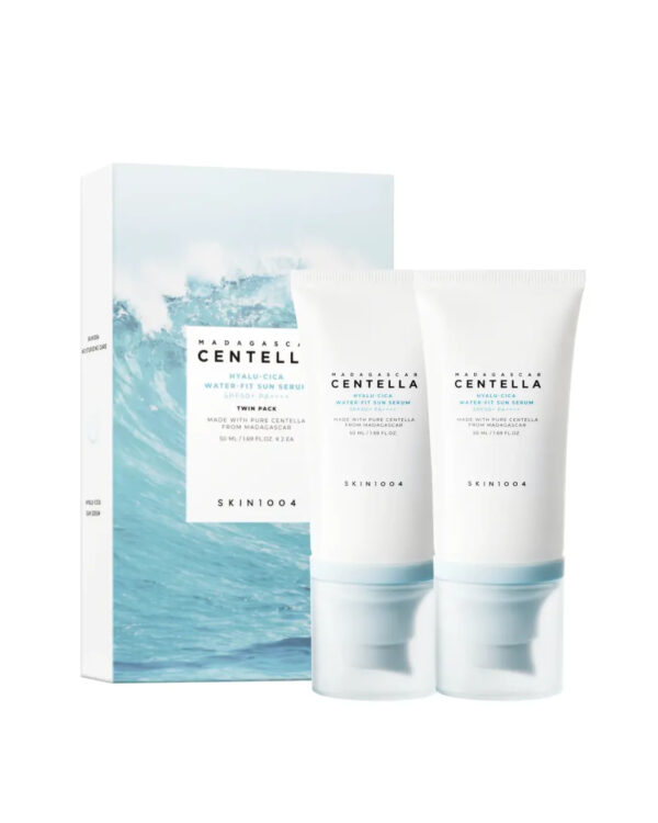 1+1 Skin1004 Madagascar Centella Hyalu-Cica Water-Fit Sun Serum Twin Pack