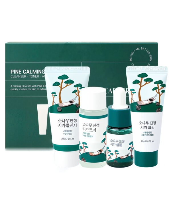 Round Lab Pine Calming Cica Line Skin Care Trial Kit
