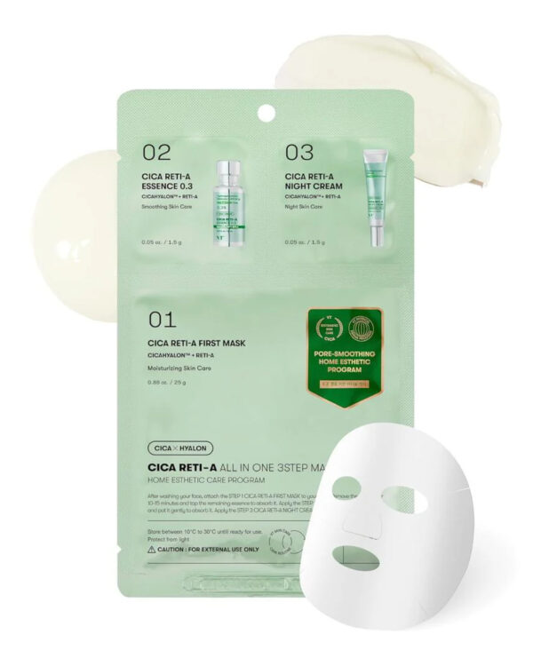 VT Cosmetics Cica Reti-A All In One 3Step Mask