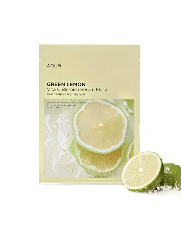 Anua Green Lemon Vita C Blemish Serum Mask