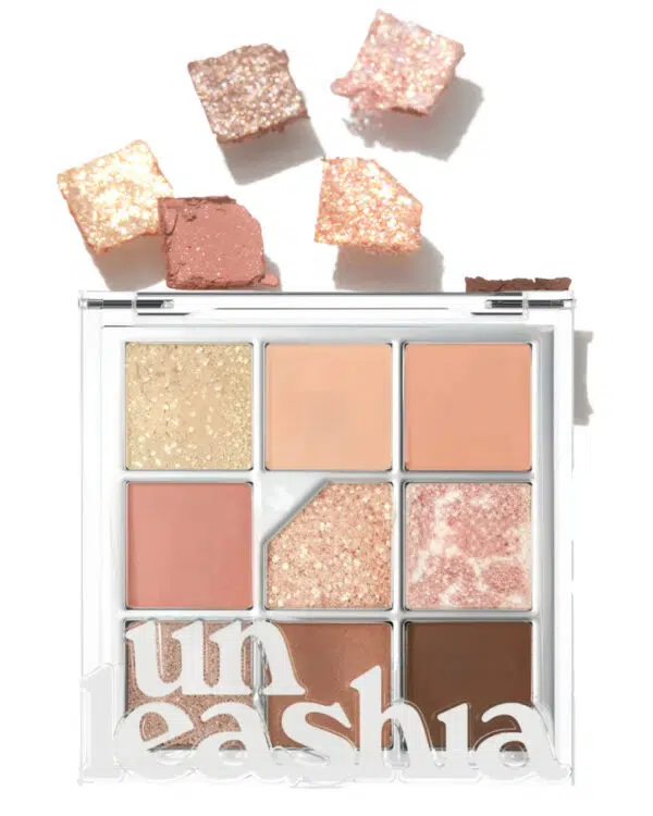 UNLEASHIA Glitterpedia Eye Palette N°3 All Of Coral Pink