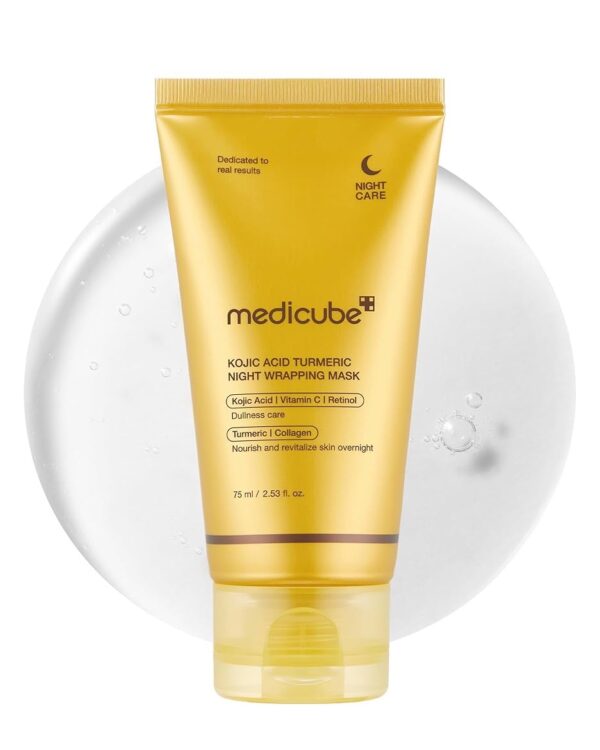 MEDICUBE Kojic Acid Turmeric Night Wrapping Mask 75 ml