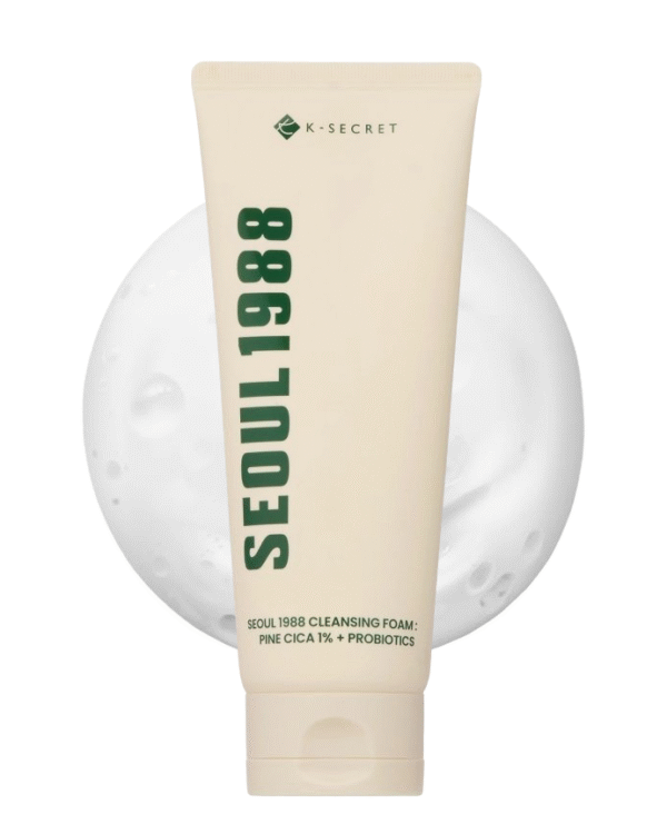 K-SECRET SEOUL 1988 Cleansing Foam : Pine Cica 1% + Probiotics 150ml