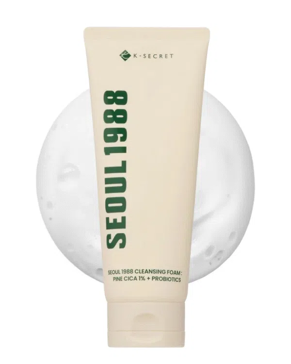 K-SECRET SEOUL 1988 Cleansing Foam : Pine Cica 1% + Probiotics 150ml