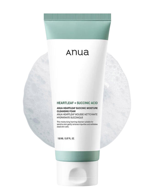ANUA Heartleaf Succinic Moisture Cleansing Foam 150ml