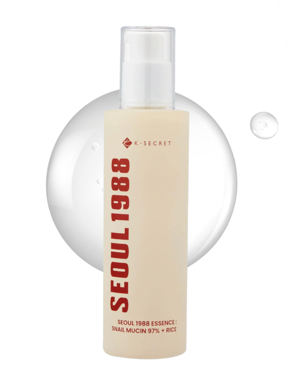 K-SECRET SEOUL 1988 Essence : Snail Mucin 97% + Rice 100ml