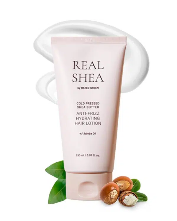 Rated Green Cold Pressed Shea Butter Anti-Frizz Hair Lotion 150ml