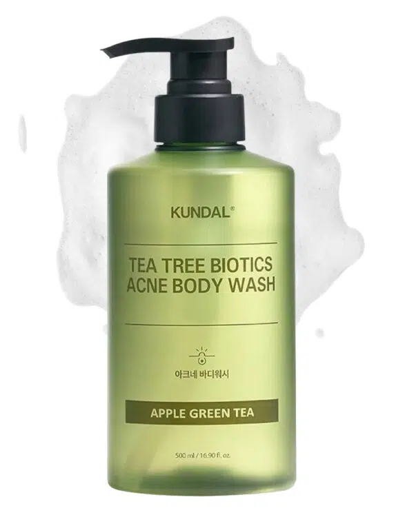 Kundal Tee Tree Bioticts Acne Body Wash Apple Green Tea 500ml