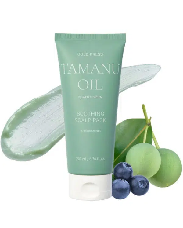 Rated Green Cold Press Tamanu Oil Soothing Scalp Pack w/ Black Currant 200ml