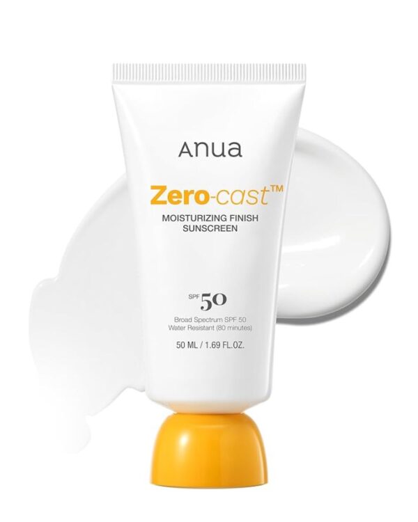 Anua Zero-Cast Moisturizing Finish Sunscreen 50ml